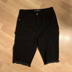 Wild Fable high rise short raw frayed hem denim